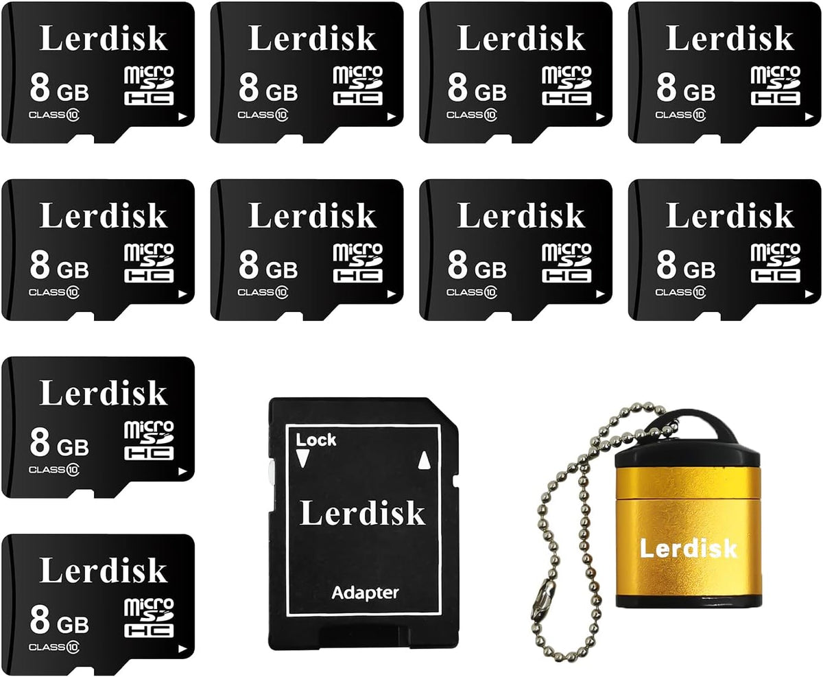 Lerdisk 8GB U1 Pack 10 Licencee(8GB) Factory Wholesale Micro SD Card of in Bulk MicroSD with SD Adapter Produced by