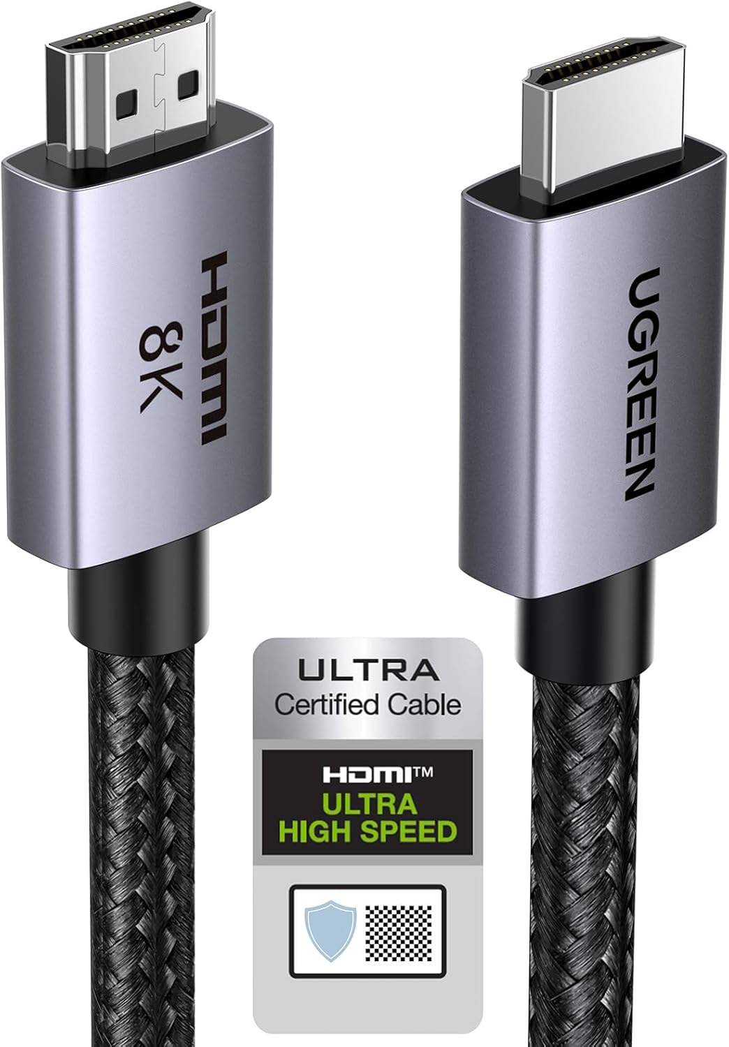 8K 2.1 48Gbps 16FT, 4K@240Hz 120Hz 10K 8K@60Hz, 2.2&2.3, 10 Dolby PS5/Blu-ray/Roku 2/Mac UGREEN HDMI Cable Certified
