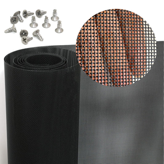 304 Stainless Steel Mesh Screen, 12 Mesh 304 Stainless Steel Security Screen, PVC Coated Heavy Duty 47inch x 118 inch Wire Mesh Window Screen Hardware Cloth Sturdy Metal Mesh Door Security Screen Mesh