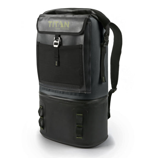 Titan by Arctic Zone Deep Freeze Welded Backpack Cooler - 24 Can Insulated Cooler Bag, Tactical Forest