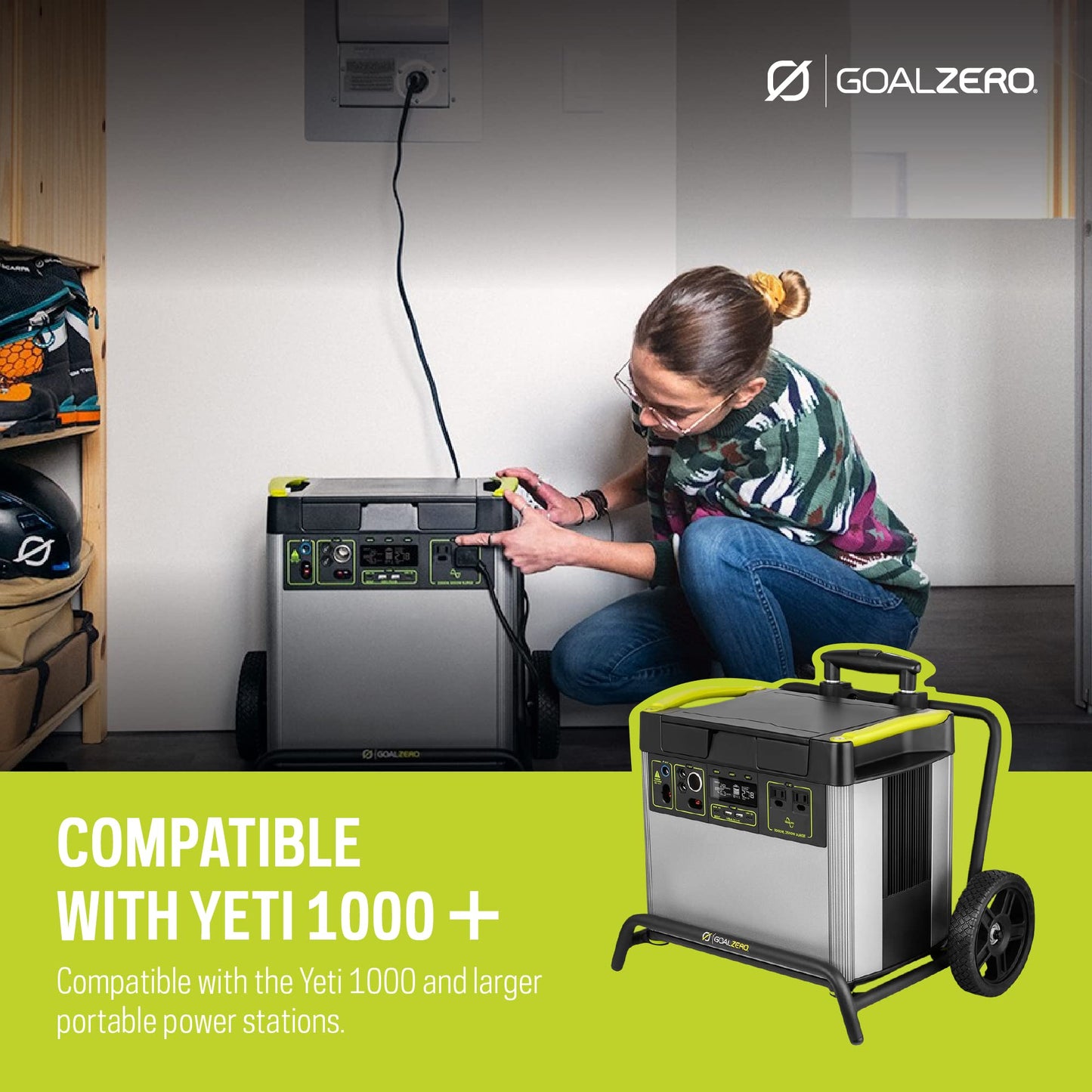 Goal Zero Yeti Home Integration Kit Transfer Switch, Powers up to 4 Circuits