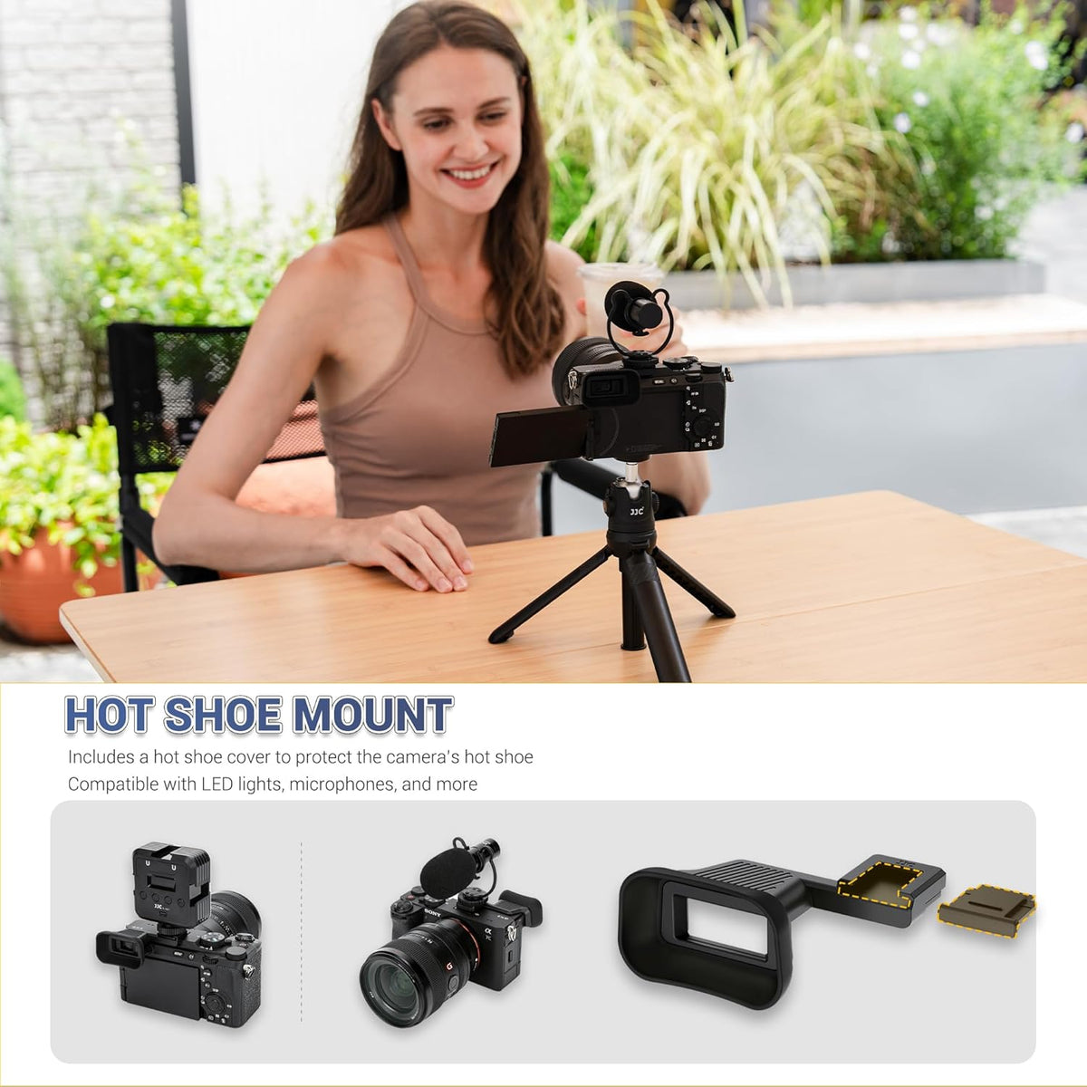 A7C A7C A7CII A7C2 A7CR A7C), II R Soft Rubber Eyecup Eyepiece Viewfinder, JJC Eye Cup for Sony Alpha Cameras(Not