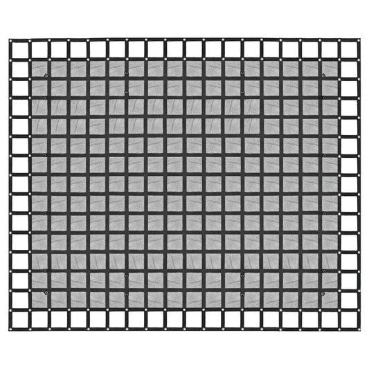 BIGREAT Heavy Duty 120" x 144" Truck Bed Cargo Net with Adjustable Cam Buckles & S-Hooks & Cross Strap,10' x 12' Cargo Net with 1500LBS Capacity for Pickup Truck Bed Trailer SUV Jeeps