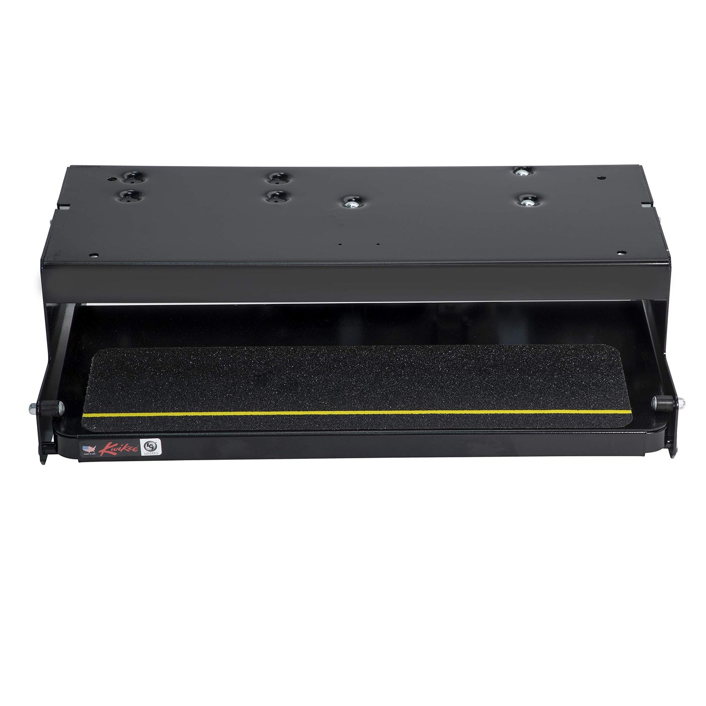 Kwikee 26 Series Electric Step Assembly, Standard Drive Operation, Power Switch Kit for RV, Travel Trailers, 8.5" Step Rise, Anti-Slip Surface, 12V DC Motor, Steel Construction - 3711361