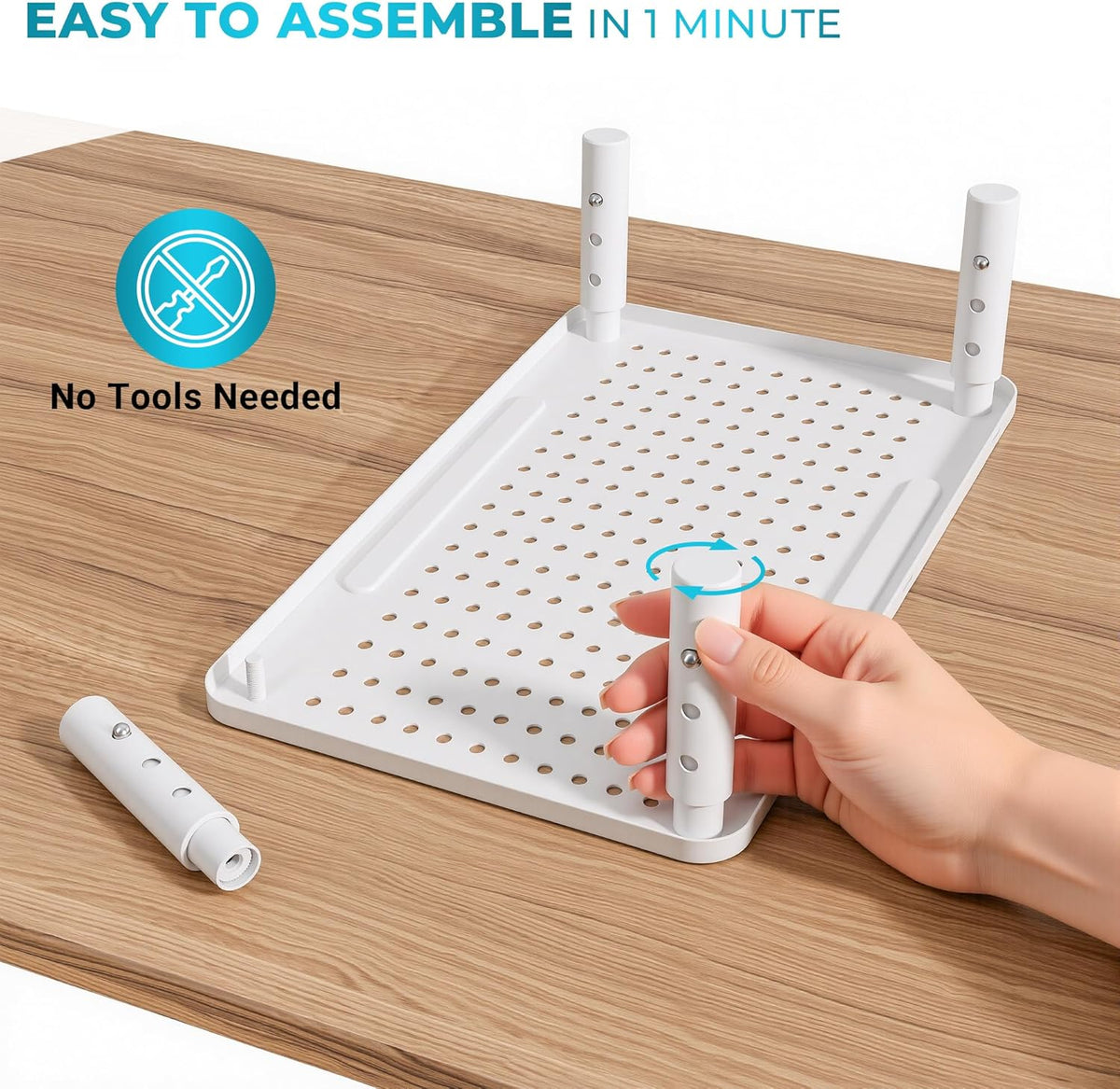 2 Pack 14.5 9.1, BONTEC Monitor Stand Height Adjustable Metal Riser with Pen Holder, White, x Ergonomic Desktop Stand
