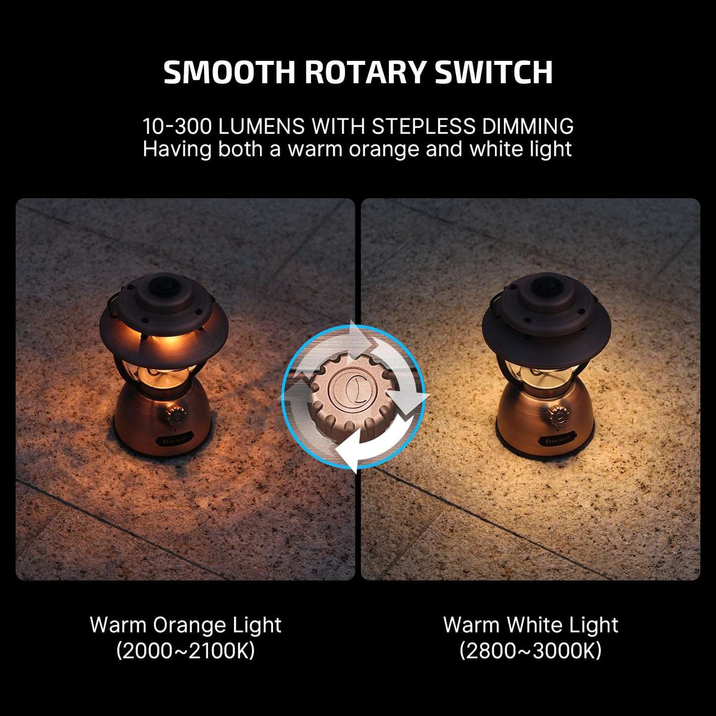 OLIGHT Ostrip 2 RGBIC LED Strip Light Bundle with Olantern Classic 2 Pro APP Control Camping Lantern