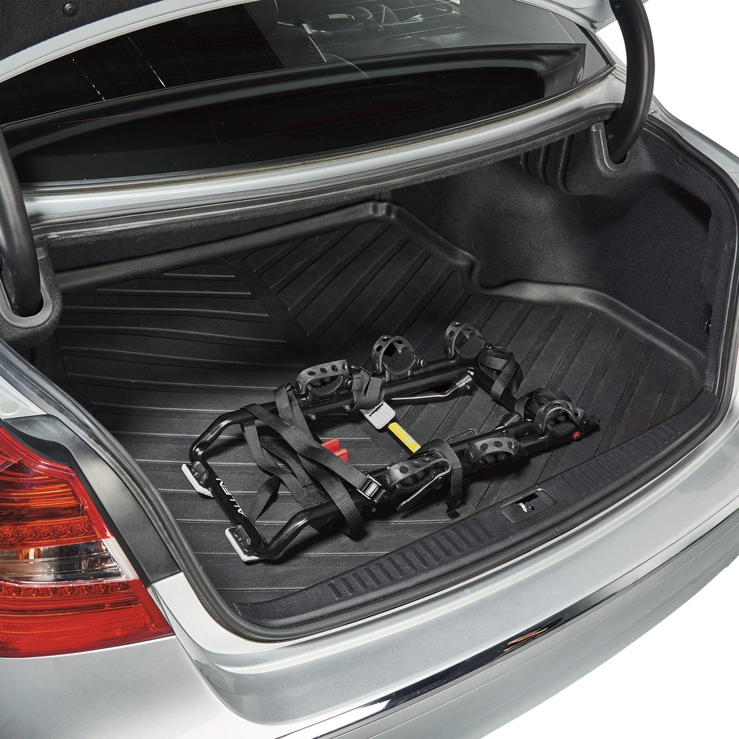 Allen Sports Premier 3-Bike Trunk Rack, Model S103 (Black and red)
