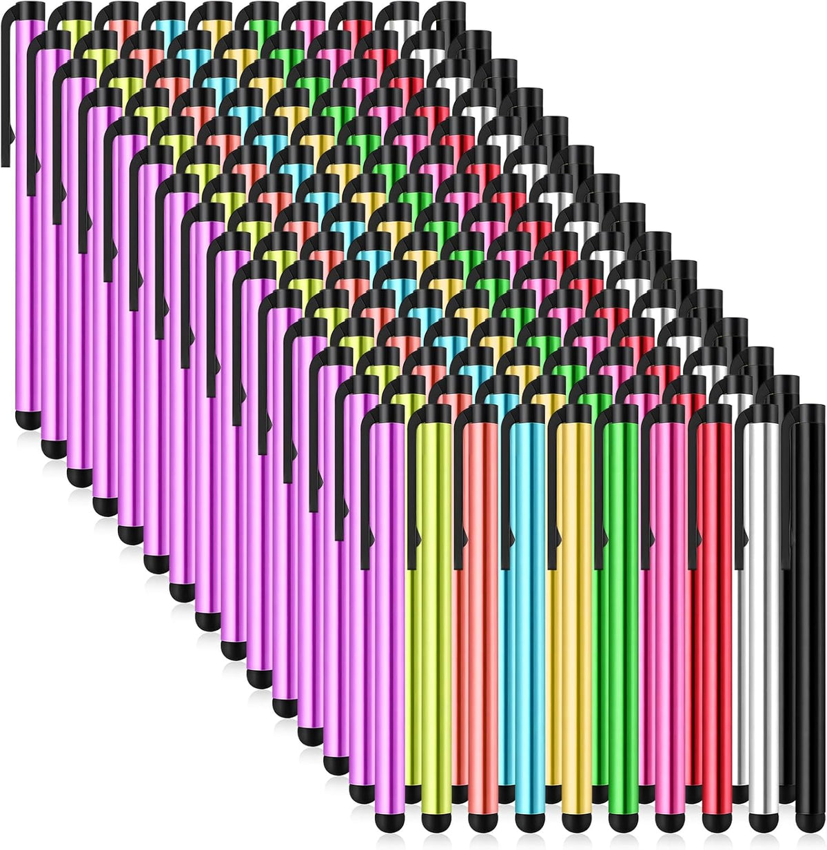 Exclaith 150 10 Pcs Styluses Pens for Touch Screens Universal Stylus Compatible with Touch Screens Capacitive Stylus