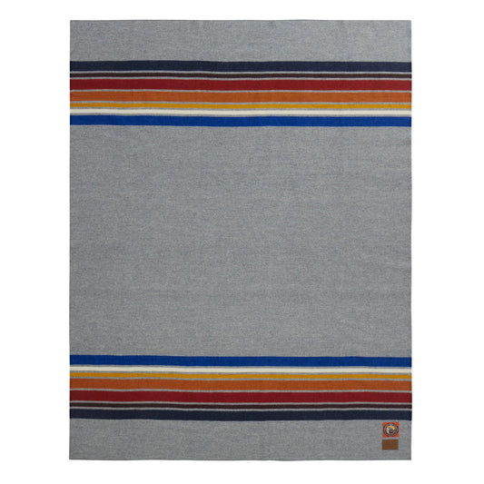 Pendleton National Park Blanket Twin 60" x 90" - 100% Wool, Soft and Durable Blanket for Home & Outdoor Adventures, Iconic Park Stripes Collectible Keepsake - Yosemite