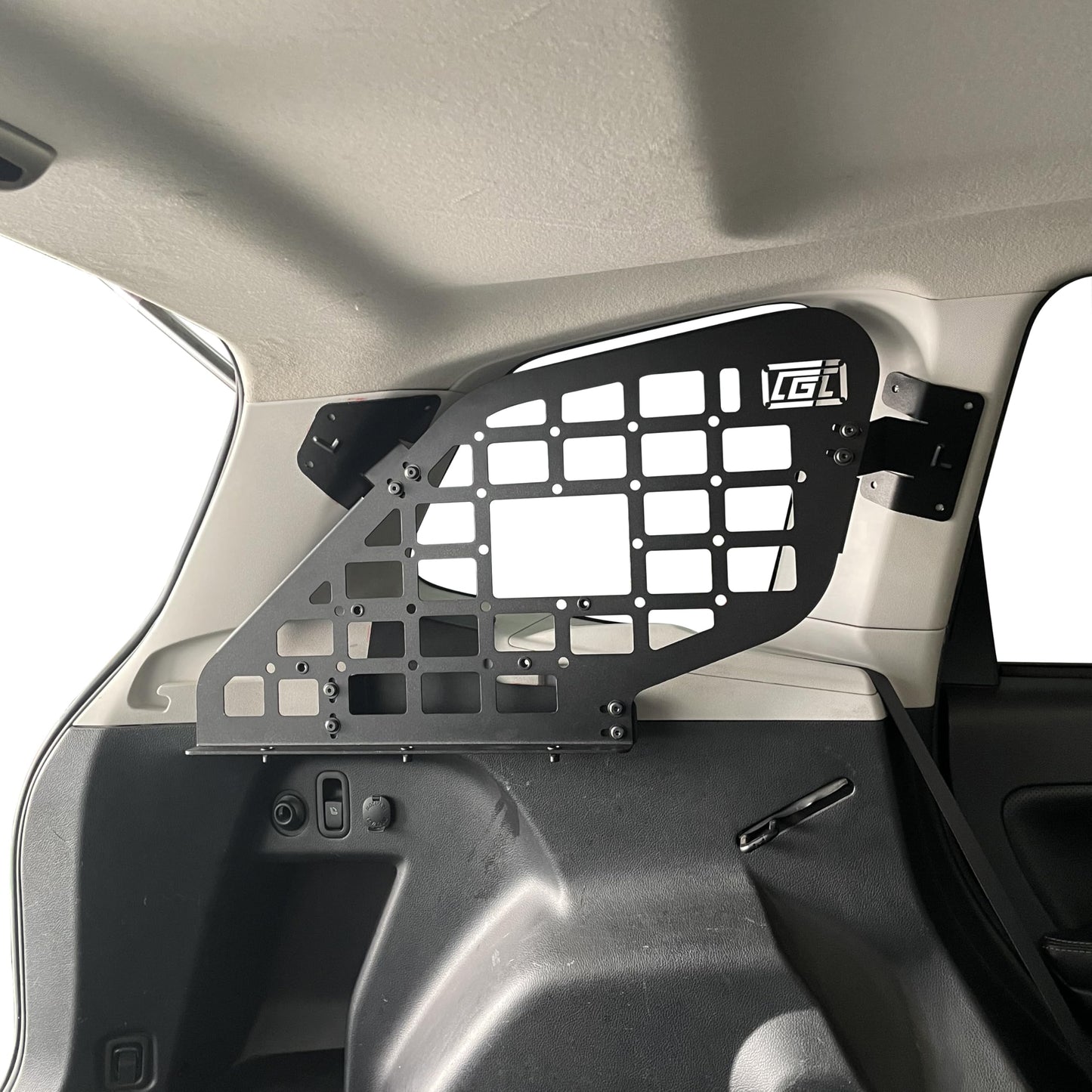 HIGH FLYING for Subaru Forester 14-18 Car Accessories Modular Storage Molle Panels System Trunk Shelf Luggage Storage Carrier Trunk Organizer Aluminum (Side Panels+Shelf with Manual Tailgate)