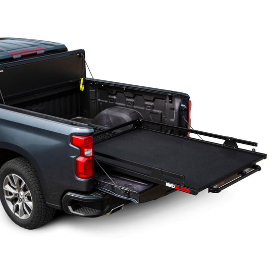 Bedslide 1500 Contractor Sliding Truck Bed Organizer, 68 x 48-Inch, Capacity 1500 lbs., Truck Bed Storage Tray, Black
