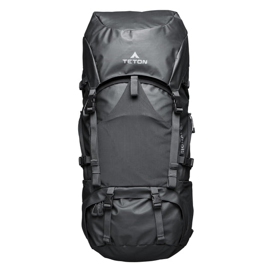 Teton 65L Signal backpack, durable and ready for hiking, camping or backpacking. Perfect lightweight travel bag with more room than you think, Onyx