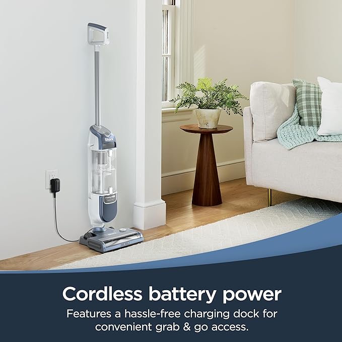 Shark Freestyle Max Cordless Upright Vacuum, Multi-Surface Cleaning, Lightweight, Easy Maintenance, with Large Dust Cup and 2-Speed Brushroll, LED Headlights, Nordic Blue, SV2002
