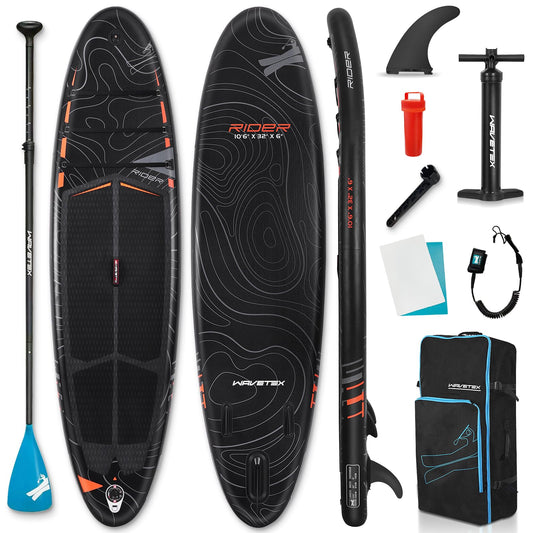 ANNTU Inflatable Paddle Board, Stand Up Paddleboard with SUP Camera Seat, Wide Stance, Blow Up Paddle Board, ISUP Backpack, Pump, 3 Fins, 17.4lbs Ultra-Light Paddle Boards for Adults & Youth