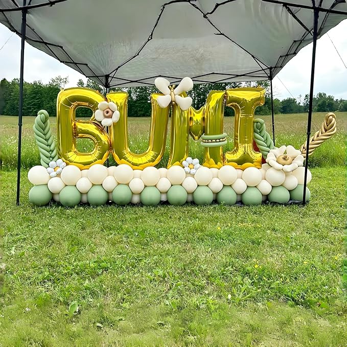 Foil Letter Balloons 40 Inch, Big Alphabet Z Word Balloons, Large Self Inflating Name Balloon Letters Gold Decor, Helium Custom Letter Balloons for Women Birthday Party Anniversary Decoration Supplies